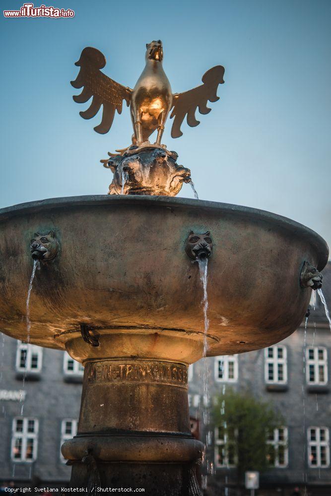 Immagine Una fontana con l'aquila a Goslar, Germania: è il principale simbolo della città tedesca - © Svetlana Kostetski / Shutterstock.com