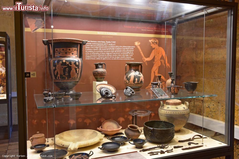 Immagine Una sala del Museo Archeologico al castello di Gioia del Colle, Puglia - © forben / Shutterstock.com