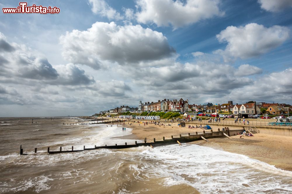 Immagine Una spiaggia del Suffolc, costa orientale dell'Inghilterra