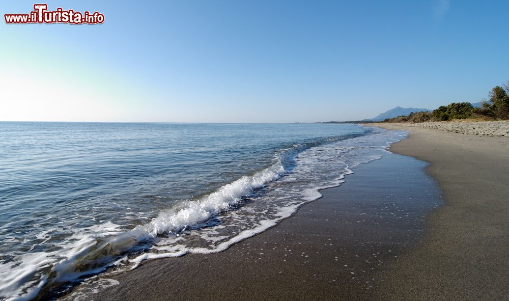 Immagine Una spiaggia della regione di Casinca in Corsica, sulla costa davanti a Penta