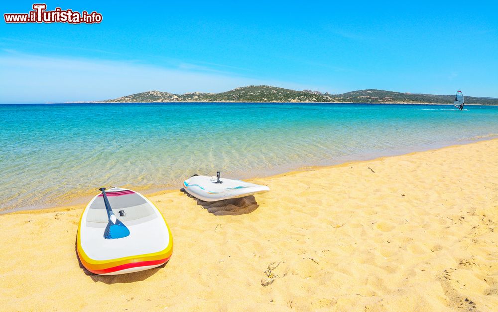 Immagine Una spiaggia dorata nei pressi di Porto Pollo in Sardegna