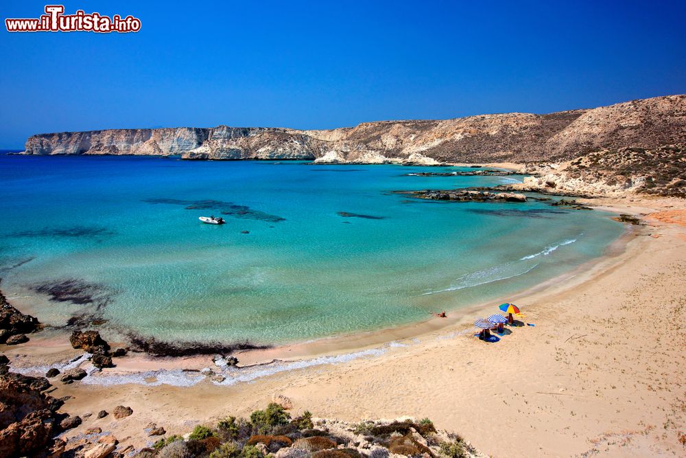 Immagine Una splendida spiaggia di Koufonissi,  la piccola isola a sud di Creta, in Grecia.