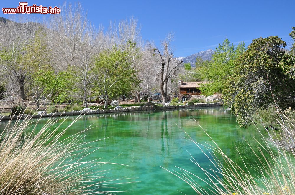 Immagine Una stazione ranger nei pressi della Whitewater Canyon Preserve vicino a Palm Springs, California.