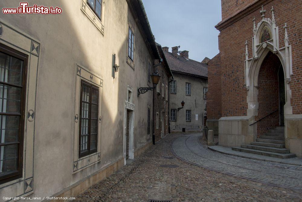 Immagine Una tipica viuzza del centro storico di Tarnow (Polonia) con le case popolari - © Maria_Janus / Shutterstock.com