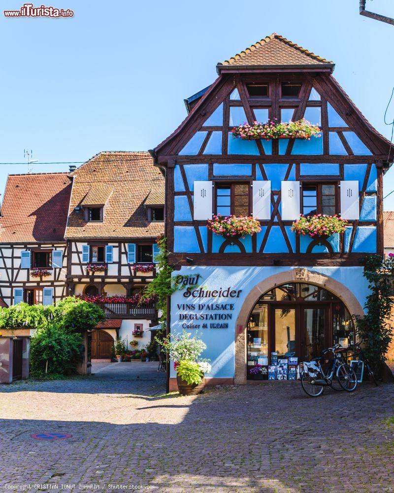 Immagine Una vecchia casa a graticcio nel centro storico di Eguisheim, Francia - © CRISTIAN IONUT ZAHARIA / Shutterstock.com