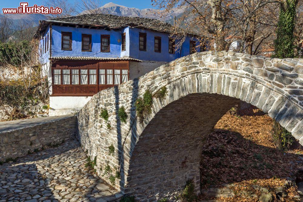 Immagine Una vecchia casa nel villaggio di Moushteni nei pressi di Kavala, Tracia, Grecia.