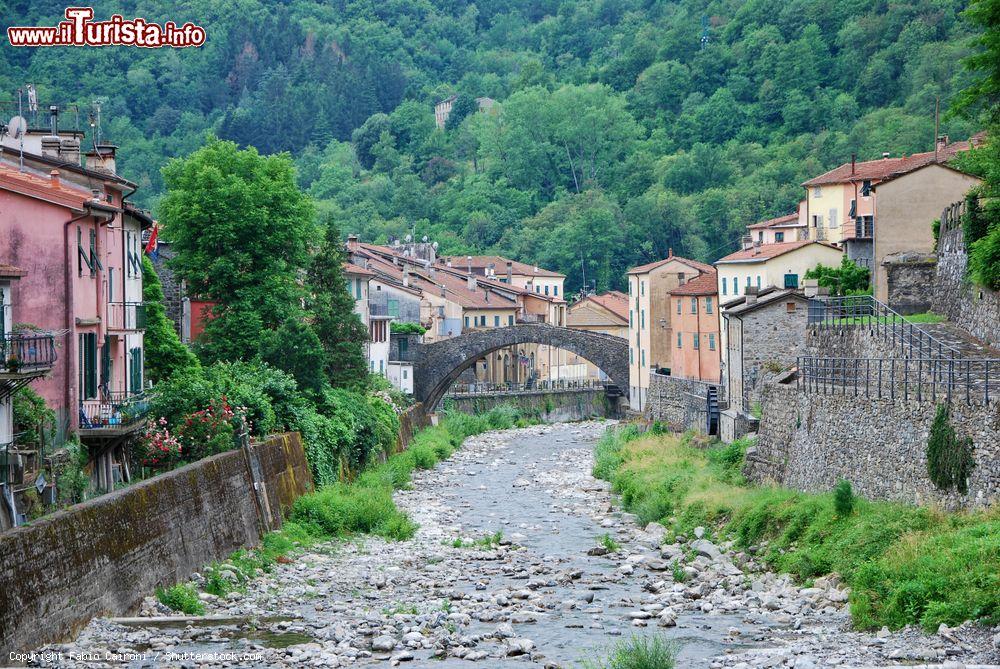 Immagine Una veduta del ponte Grecino sul torrente Crovana a Varese Ligure, Liguria - © Fabio Caironi / Shutterstock.com