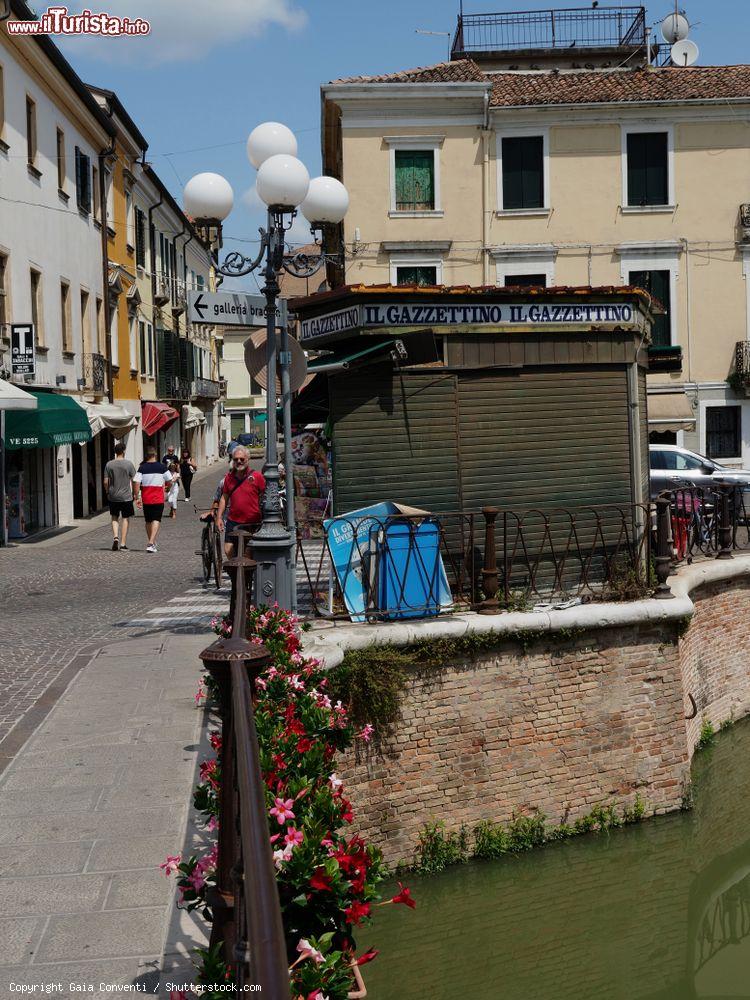 Immagine Una veduta di Adria da un ponte sul Canal Bianco del Polesine, provincia di Rovigo - © Gaia Conventi / Shutterstock.com