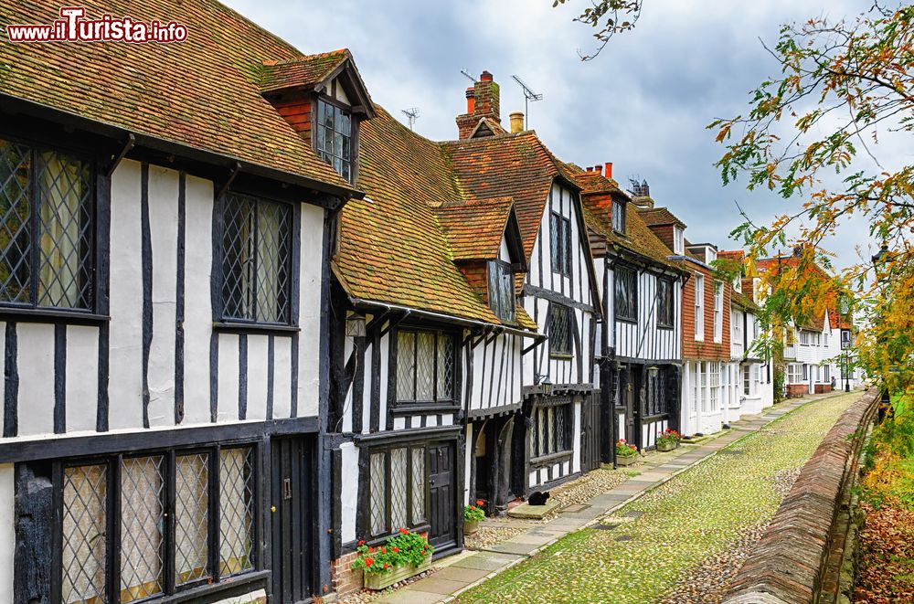 Immagine Le case a graticcio del 16° secolo: le Timber Houses: nel centro storico di Rye in Inghilterra