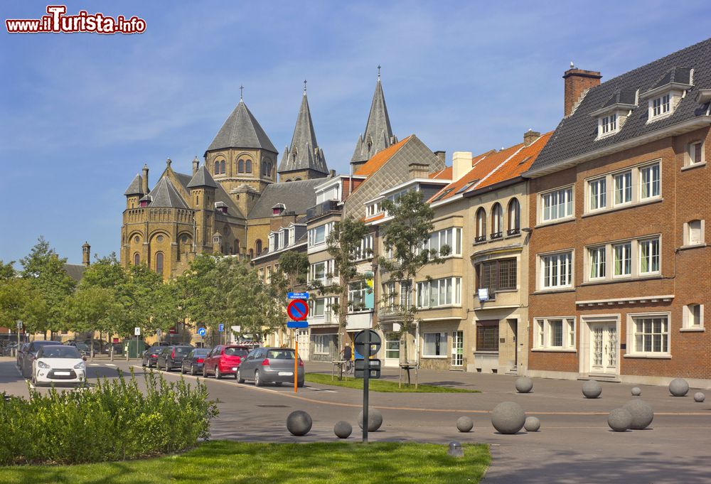 Immagine Un'elegante area residenziale nel centro cittadino di Ostenda, Belgio.
