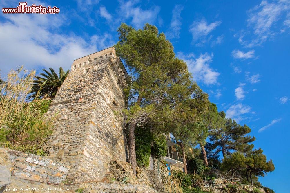 Immagine Uno dei castelli di Zoagli, Genova, Liguria, in una splendida giornata di sole - © faber1893 / Shutterstock.com