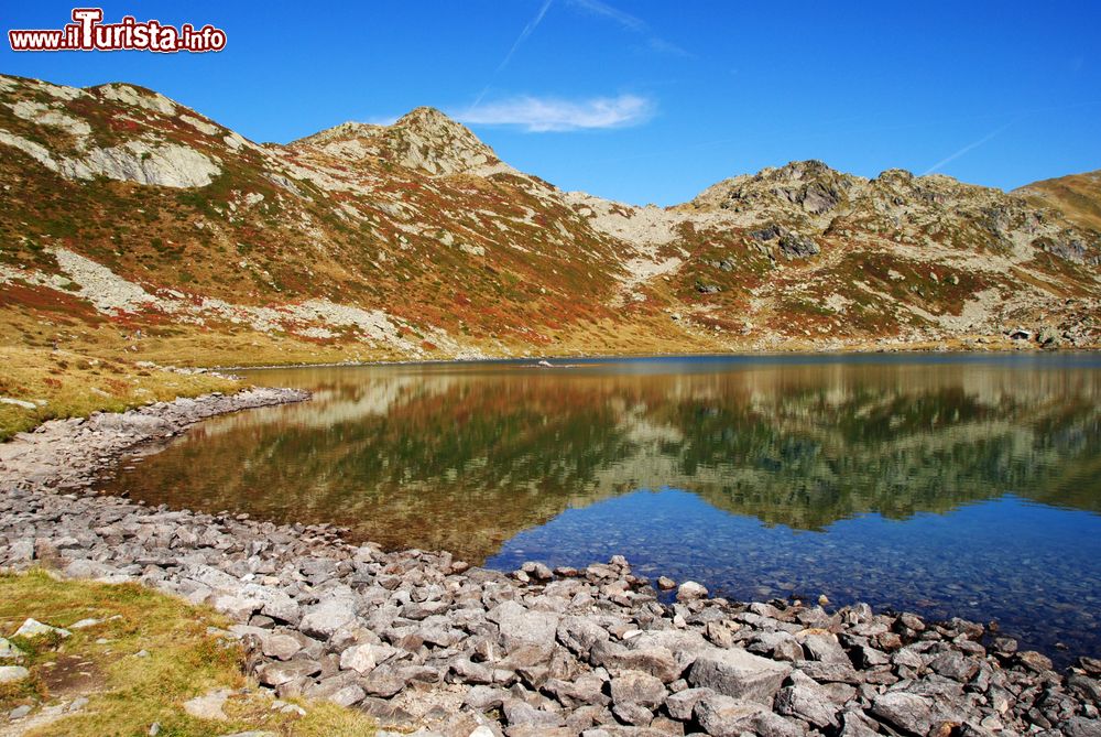 Immagine Uno scorcio dei laghi Jovet a Les Contamines-Montjoie (Alta Savoia), Francia.