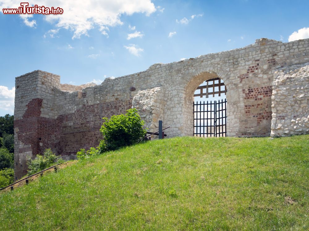 Immagine Uno scorcio del castello di Kazimierz Dolny, Polonia. Sorge sulla Collina delle Tre Croci, da cui si ammira un suggestivo panorama sulla Vistola e sul borgo.