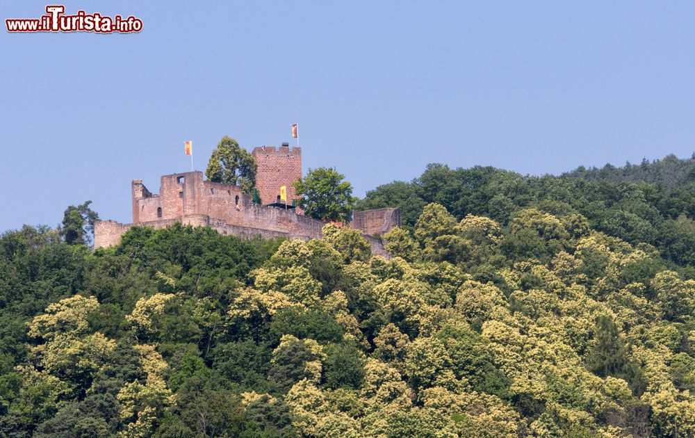 Immagine Uno scorcio del castello di Landeck, Austria: emblema della città, il maniero si trova su uno sperone di roccia nella valle Oberinntal.