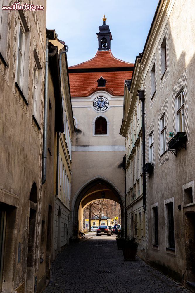 Immagine Uno scorcio del distretto di Stein an der Donau nei pressi di Krems, Austria. Passeggiando per il centro si può scoprirne gli angoli più caratteristici.