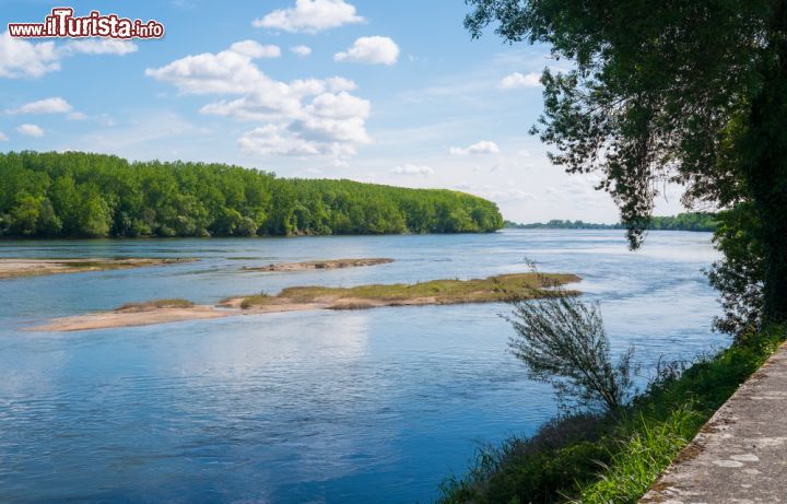 Immagine Uno scorcio del fiume Loira nei pressi di Angers, Francia. Antica capitale dell'Angiò, questa cittadina è situata nella Valle della Loira - © 299034908 / Shutterstock.com