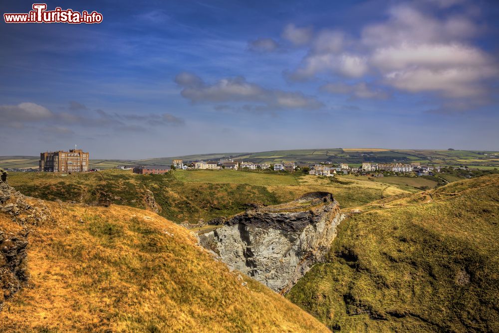 Immagine Uno scorcio del paesaggio di Tintagel, in Cornovaglia.