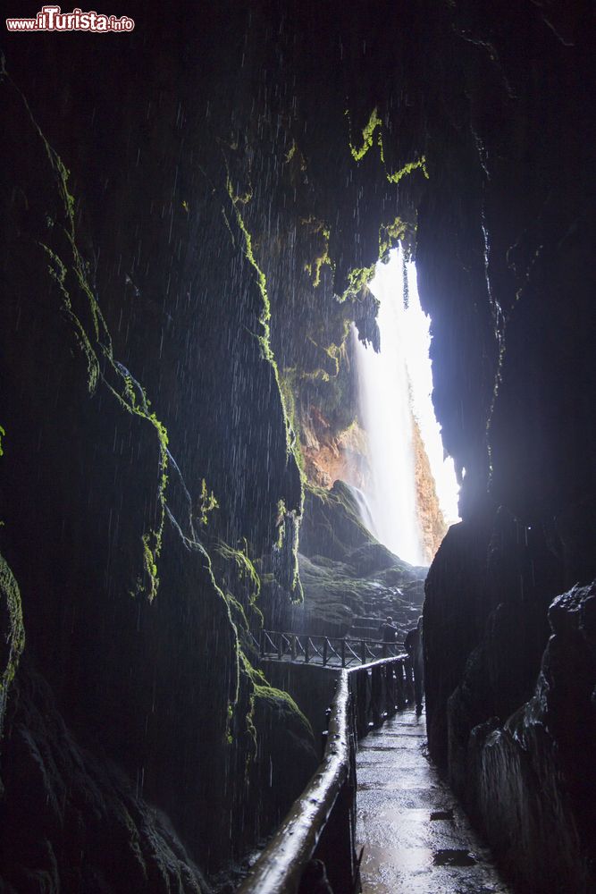 Immagine Uno scorcio del Parco Naturale del Monastero di Pietra a Nuevalos, Spagna.