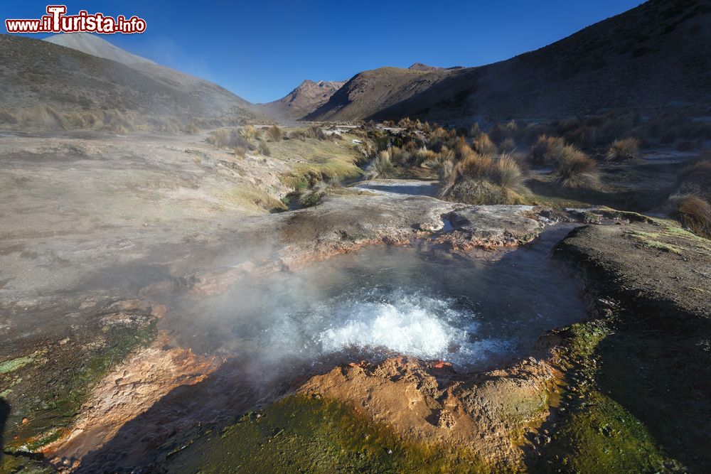 Immagine Uno scorcio del Sajama National Park a Oruro, Bolivia. Fondato nel 1939, questo parco nazionale si estende su una superficie di circa mille km quadrati e ospita popolazioni indigene fra cui gli Aymara.