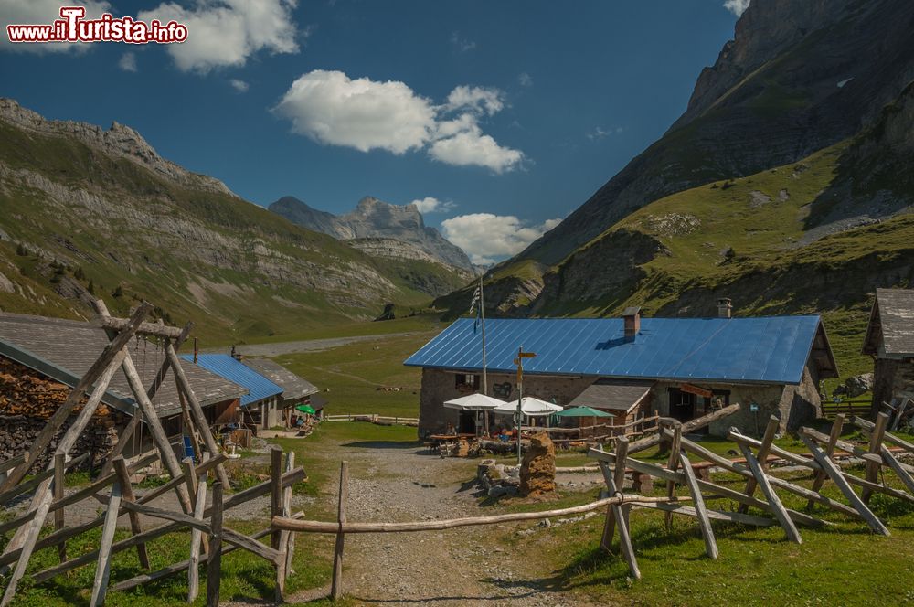 Immagine Uno scorcio del Tour of the Muverans all'Alpage de la Vare attraverso la Nant Valley, Ovronnaz  (Svizzera).