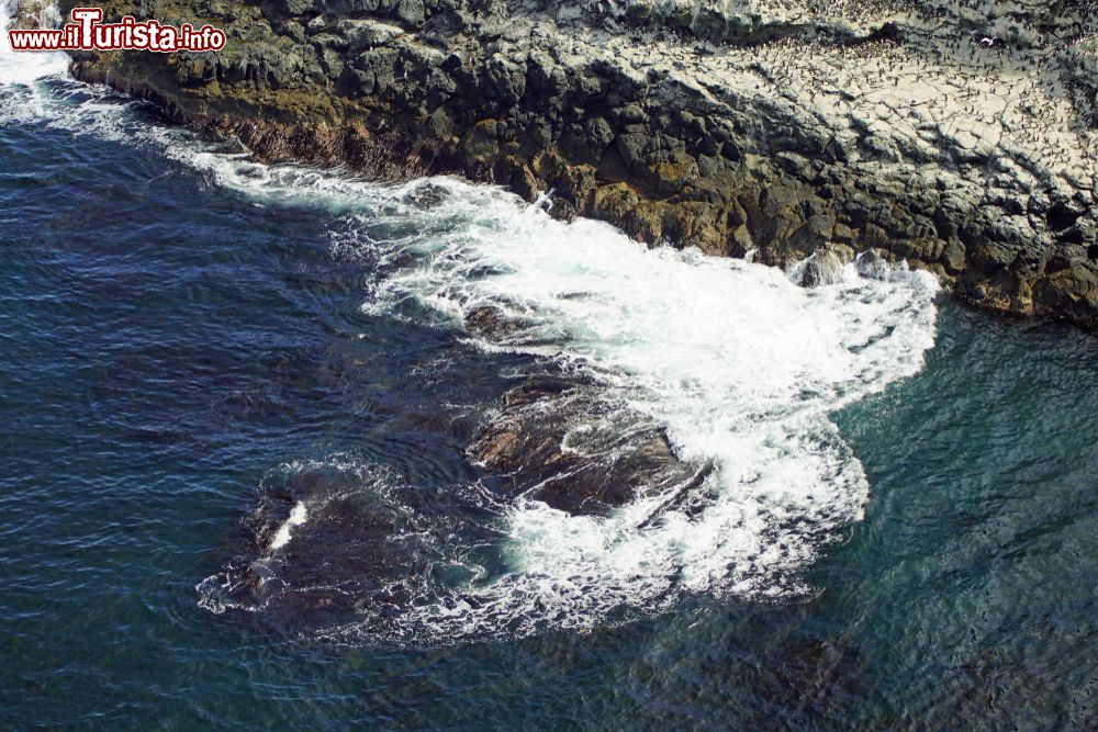 Immagine Uno scorcio della costa dell'isola di Rathlin, Irlanda del Nord. Con il bel tempo si può vedere la sagoma della Scozia.