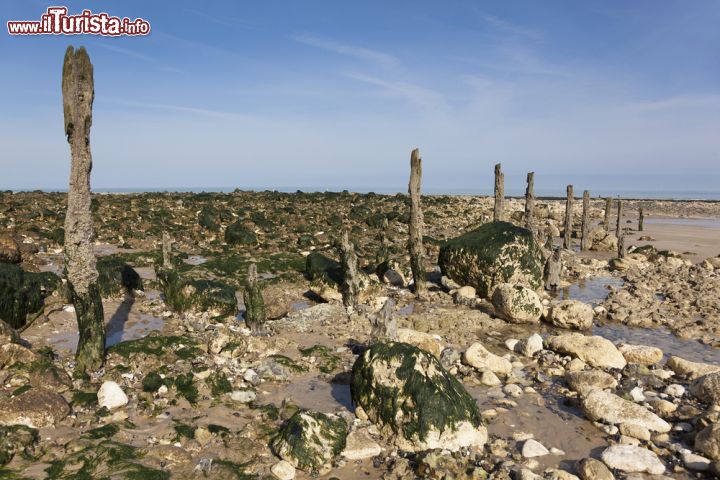 Immagine Uno scorcio della spiaggia francese di Dieppe, Alta Normandia - © 201269963 / Shutterstock.com