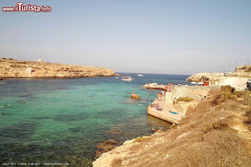 Immagine Uno scorcio di Cala Pisana a Lampedusa, Isole Pelagie, Sicilia - © simona flamigni / Shutterstock.com