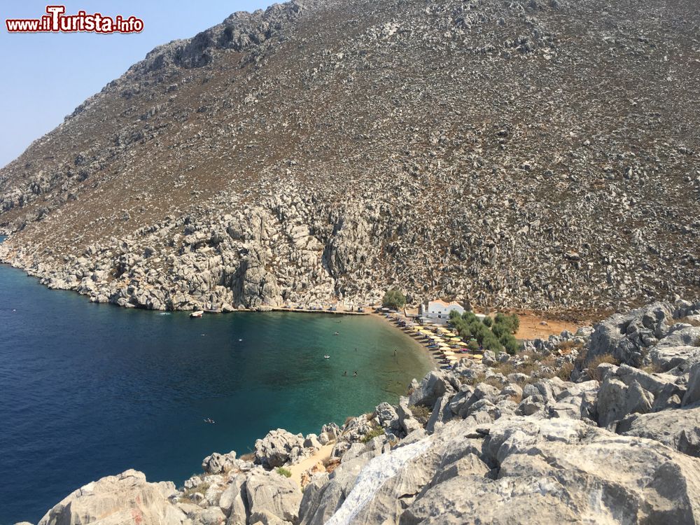 Immagine Uno scorcio di Pedi Beach, isola di Symi, Grecia.