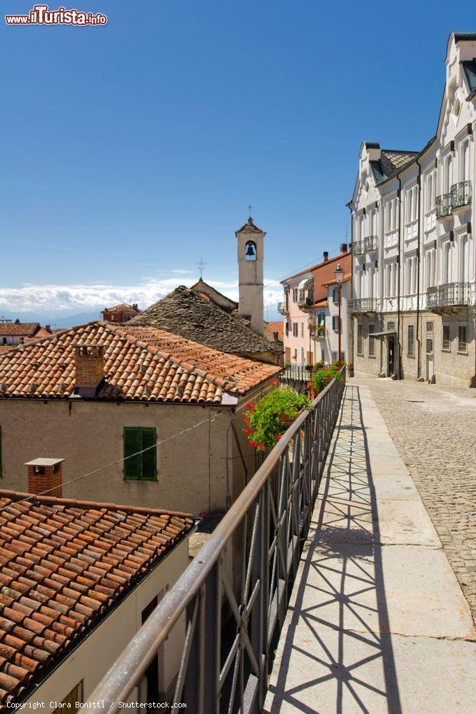 Immagine Uno scorcio di Sale San Giovanni, borgo in provincia di Cuneo, Piemonte. Grazie ai campi di lavanda e alle erbe e piante officinali, questo paesino di meno di 200 anime si è reinventato diventando meta di turisti - © Clara Bonitti / Shutterstock.com