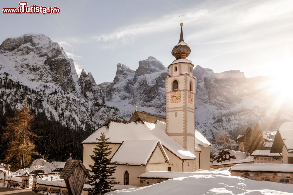 Immagine Uno scorcio invernale di San Cassiano in Alta Badia, Trentino Alto Adige