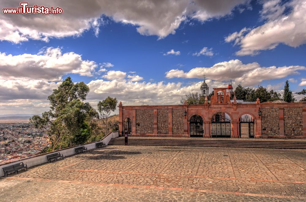 Immagine Uno scorcio panoramico dall'alto della città di Zacatecas, Messico.