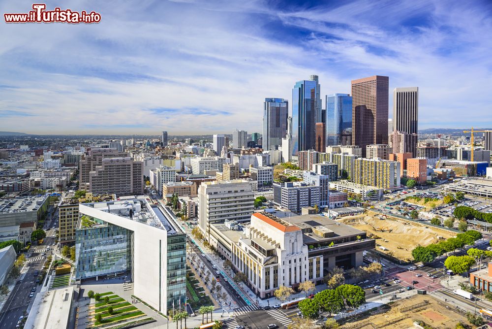 Immagine Veduta aerea del centro di Los Angeles (Downtown) in California