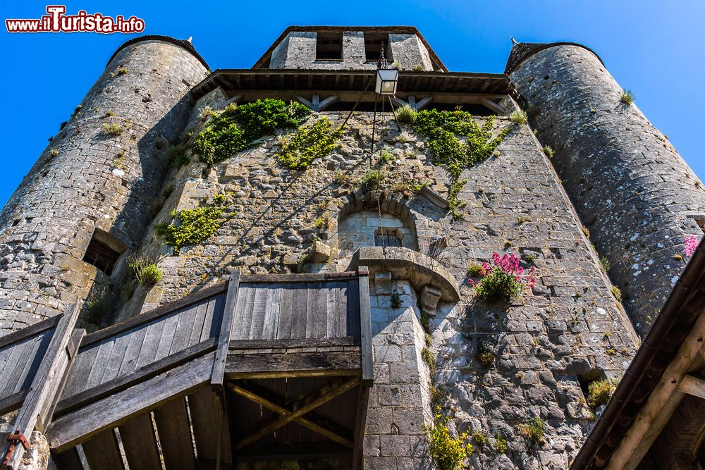 Immagine Veduta della Torre Cesar a Provins, Francia: costruita fra il 1152 e il 1181 sotto il regno di Enrico il Liberale, è una possente struttura a base quadrata fiancheggiata da vari torrioni. Dalla cima offre un suggestivo panorama.