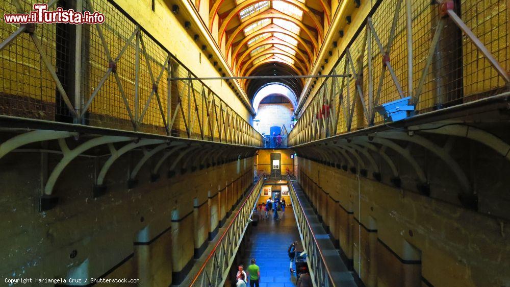 Immagine Veduta interna dell'Old Melbourne Gaol, stato di Victoria, Australia. Questo museo situato in Russell Street è stato inaugurato nel 1845  © Mariangela Cruz / Shutterstock.com