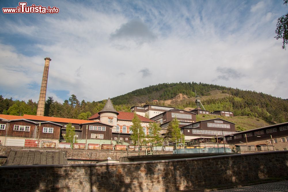 Immagine Veduta panoramica delle miniere di Rammelsberg nei pressi di Goslar, Germania.