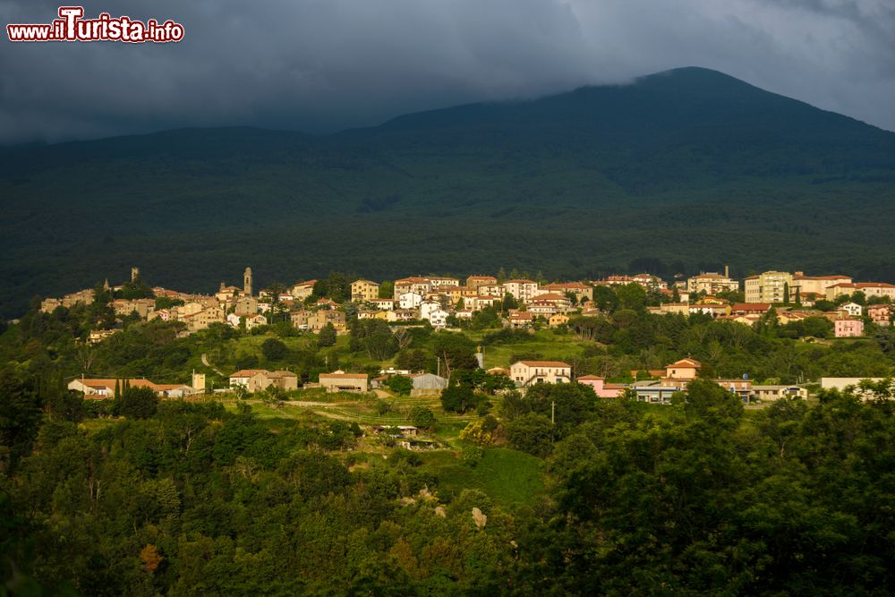 Immagine Veduta panoramica di Castel del Piano in Toscana, provincia di Grosseto