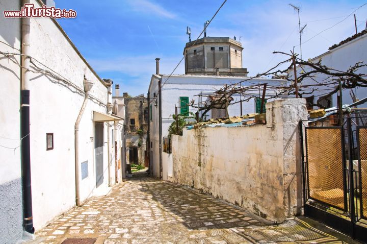 Immagine Una via acciottolata del centro storico di Montescaglioso, il magnifico borgo della Basilicata - © Mi.Ti. / Shutterstock.com