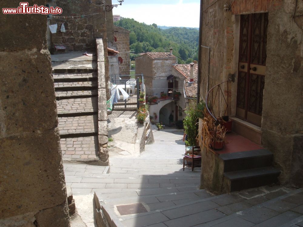 Immagine Vicolo caratteristico del centro storico di Onano nel Lazio