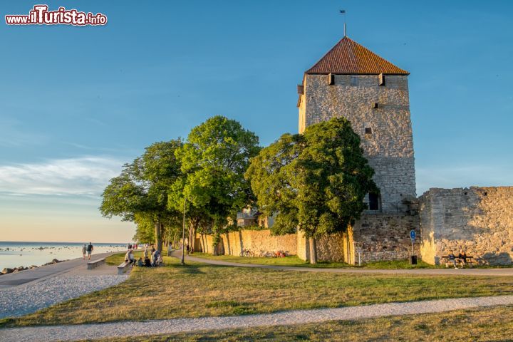 Immagine La cittadina di Visby è il principale centro urbano dell'isola di Gotland, sul Mar Baltico. Grazie alla sua posizione strategica, un tempo era considerata una delle più importanti città della Lega Anseatica - Foto © Rolf_52 / Shutterstock.com
