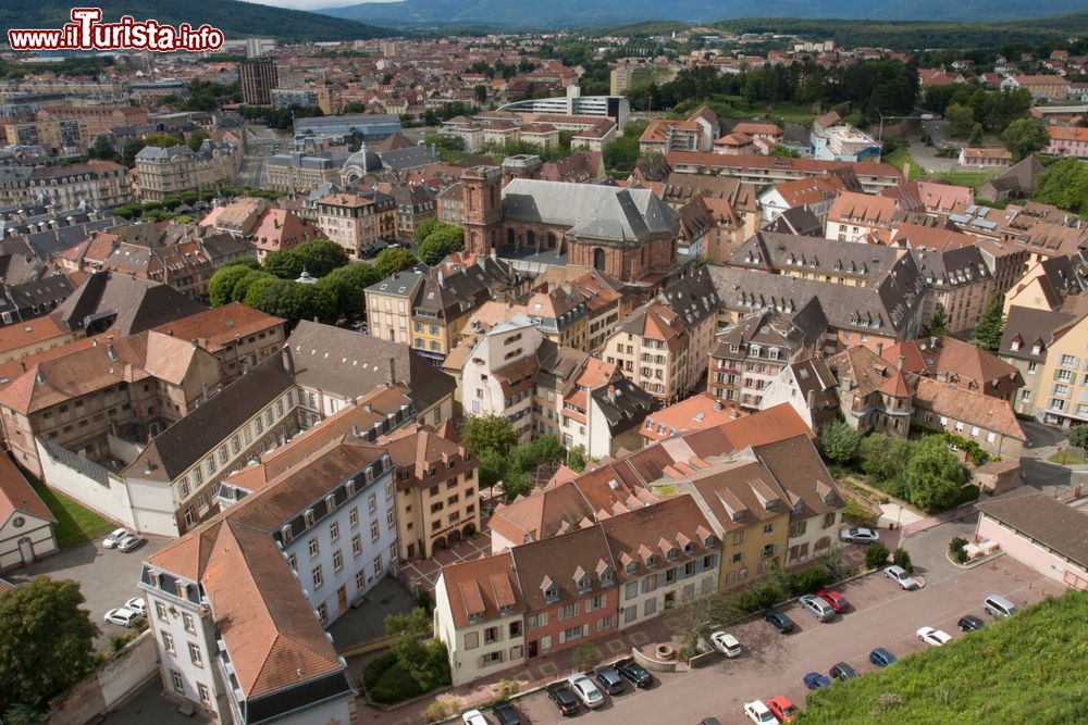 Immagine Vista aerea di Belfort in Francia, siamo nella regione Borgogna