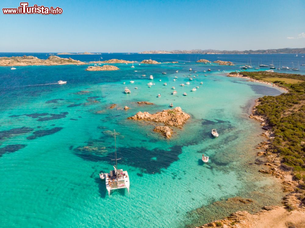 Immagine Vista aerea di Razzoli, siamo nell'arcipelago della Maddalena