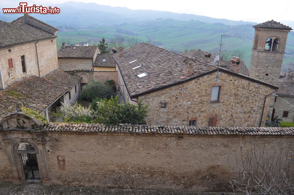 Immagine Vista panoramica dal Castello di Scipione a Salsomaggiore Terme, Emilia-Romagna