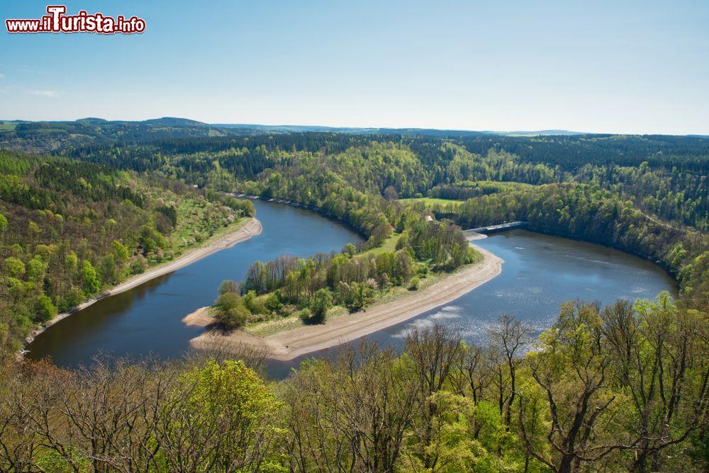 Immagine Vista spettacolare della natura in Turingia, siamo in Germania