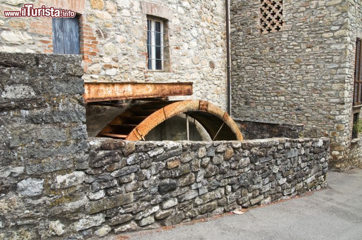 Immagine Una viuzza tipica del borgo medievale di Bobbio, Piacenza, Emilia Romagna.