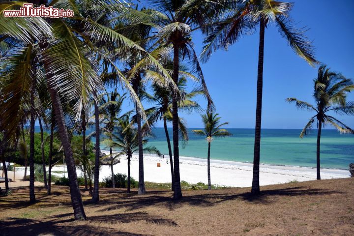 Immagine Garoda Beach, Watamu (Kenya): la spiaggia del Garoda Beach Resort e sullo sfondo le acque turchesi del Watamu Marine National Park and Reserve.