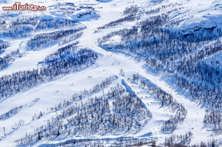 Immagine Piste da sci alpino sulle alpi norvegesi: ci troviamo ad ovest di Lillehammer  - © Sergey Naryshkin / Shutterstock.com