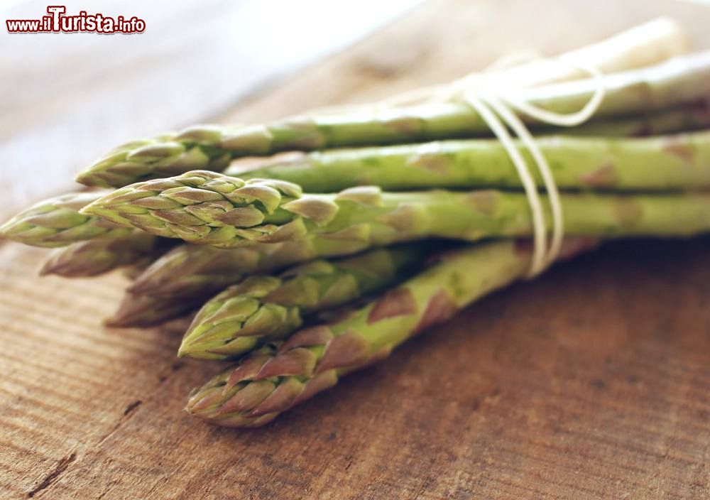 Immagine L'Asparago verde di Altedo, frazione del Comune di Malalbergo (Emilia-Romagna). Il prodotto IGP viene celebrato co una importante sagra a maggio