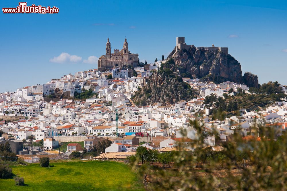 Immagine Andalusia, Spagna: uno dei borghi bianchi, Olvera, si trova nella provincia di Cadice