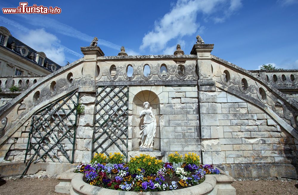 Immagine Dettaglio architettonico del Castello di Valençay (Château de Valençay) in Francia.