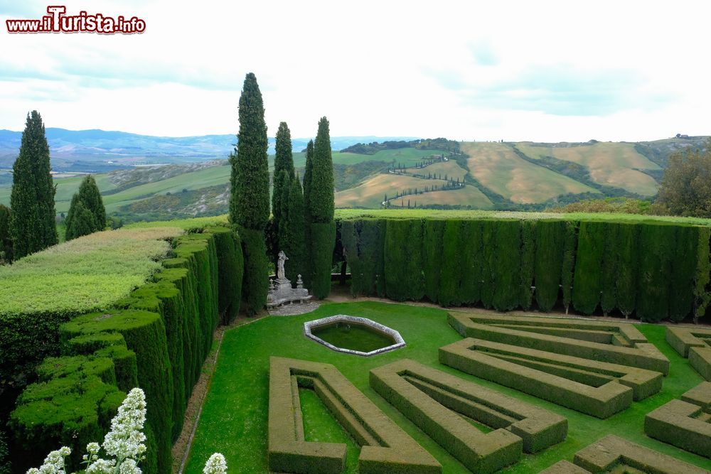 Immagine Il giardino di Villa La Foce a Chianciano Terme in Toscana